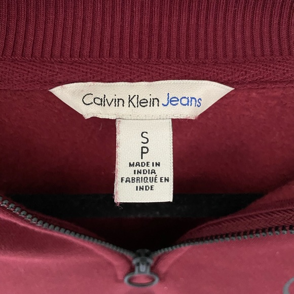 Calvin Klein Quarter Zip Up - Picture 2 of 2